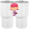20 oz. Tall Stainless Steel Vacuum Insulated Tumbler White Thumbnail