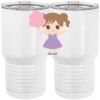 20 oz. Tall Stainless Steel Vacuum Insulated Tumbler White Thumbnail