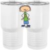 20 oz. Tall Stainless Steel Vacuum Insulated Tumbler White Thumbnail