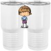 20 oz. Tall Stainless Steel Vacuum Insulated Tumbler White Thumbnail