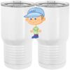 20 oz. Tall Stainless Steel Vacuum Insulated Tumbler White Thumbnail