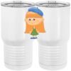 20 oz. Tall Stainless Steel Vacuum Insulated Tumbler White Thumbnail