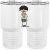 20 oz. Tall Stainless Steel Vacuum Insulated Tumbler White Thumbnail