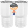 20 oz. Tall Stainless Steel Vacuum Insulated Tumbler White Thumbnail