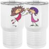 20 oz. Tall Stainless Steel Vacuum Insulated Tumbler White Thumbnail