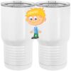 20 oz. Tall Stainless Steel Vacuum Insulated Tumbler White Thumbnail