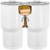 20 oz. Tall Stainless Steel Vacuum Insulated Tumbler White Thumbnail