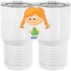 20 oz. Tall Stainless Steel Vacuum Insulated Tumbler White Thumbnail
