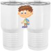 20 oz. Tall Stainless Steel Vacuum Insulated Tumbler White Thumbnail