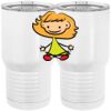 20 oz. Tall Stainless Steel Vacuum Insulated Tumbler White Thumbnail