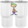 20 oz. Tall Stainless Steel Vacuum Insulated Tumbler White Thumbnail
