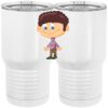 20 oz. Tall Stainless Steel Vacuum Insulated Tumbler White Thumbnail