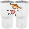 20 oz. Tall Stainless Steel Vacuum Insulated Tumbler White Thumbnail