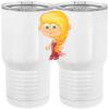 20 oz. Tall Stainless Steel Vacuum Insulated Tumbler White Thumbnail