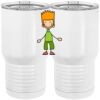 20 oz. Tall Stainless Steel Vacuum Insulated Tumbler White Thumbnail