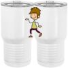 20 oz. Tall Stainless Steel Vacuum Insulated Tumbler White Thumbnail