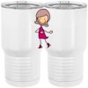 20 oz. Tall Stainless Steel Vacuum Insulated Tumbler White Thumbnail