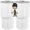20 oz. Tall Stainless Steel Vacuum Insulated Tumbler White Thumbnail