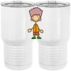 20 oz. Tall Stainless Steel Vacuum Insulated Tumbler White Thumbnail