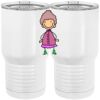 20 oz. Tall Stainless Steel Vacuum Insulated Tumbler White Thumbnail