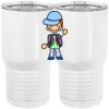 20 oz. Tall Stainless Steel Vacuum Insulated Tumbler White Thumbnail