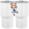 20 oz. Tall Stainless Steel Vacuum Insulated Tumbler White Thumbnail