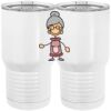 20 oz. Tall Stainless Steel Vacuum Insulated Tumbler White Thumbnail