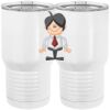 20 oz. Tall Stainless Steel Vacuum Insulated Tumbler White Thumbnail