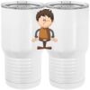 20 oz. Tall Stainless Steel Vacuum Insulated Tumbler White Thumbnail