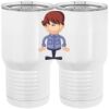 20 oz. Tall Stainless Steel Vacuum Insulated Tumbler White Thumbnail