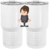 20 oz. Tall Stainless Steel Vacuum Insulated Tumbler White Thumbnail