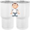20 oz. Tall Stainless Steel Vacuum Insulated Tumbler White Thumbnail