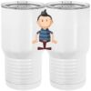20 oz. Tall Stainless Steel Vacuum Insulated Tumbler White Thumbnail