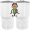 20 oz. Tall Stainless Steel Vacuum Insulated Tumbler White Thumbnail