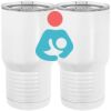 20 oz. Tall Stainless Steel Vacuum Insulated Tumbler White Thumbnail