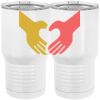20 oz. Tall Stainless Steel Vacuum Insulated Tumbler White Thumbnail
