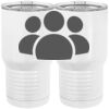20 oz. Tall Stainless Steel Vacuum Insulated Tumbler White Thumbnail