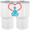 20 oz. Tall Stainless Steel Vacuum Insulated Tumbler White Thumbnail
