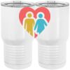 20 oz. Tall Stainless Steel Vacuum Insulated Tumbler White Thumbnail