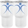 20 oz. Tall Stainless Steel Vacuum Insulated Tumbler White Thumbnail