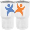 20 oz. Tall Stainless Steel Vacuum Insulated Tumbler White Thumbnail