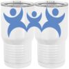 20 oz. Tall Stainless Steel Vacuum Insulated Tumbler White Thumbnail