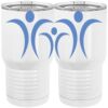 20 oz. Tall Stainless Steel Vacuum Insulated Tumbler White Thumbnail