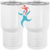 20 oz. Tall Stainless Steel Vacuum Insulated Tumbler White Thumbnail
