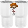 20 oz. Tall Stainless Steel Vacuum Insulated Tumbler White Thumbnail