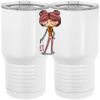 20 oz. Tall Stainless Steel Vacuum Insulated Tumbler White Thumbnail
