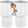 20 oz. Tall Stainless Steel Vacuum Insulated Tumbler White Thumbnail