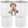 20 oz. Tall Stainless Steel Vacuum Insulated Tumbler White Thumbnail