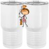 20 oz. Tall Stainless Steel Vacuum Insulated Tumbler White Thumbnail