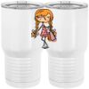 20 oz. Tall Stainless Steel Vacuum Insulated Tumbler White Thumbnail